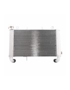 Motorcycle radiators for superior cooling.